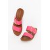 Doti Hot Pink Buckle Slide