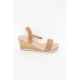 Token Beige Wedge Sandal