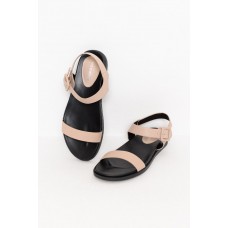 Rona Taupe Buckle Sandal