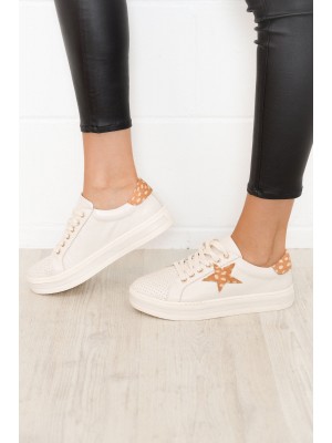 Pixie Star Cheetah Leather Sneaker